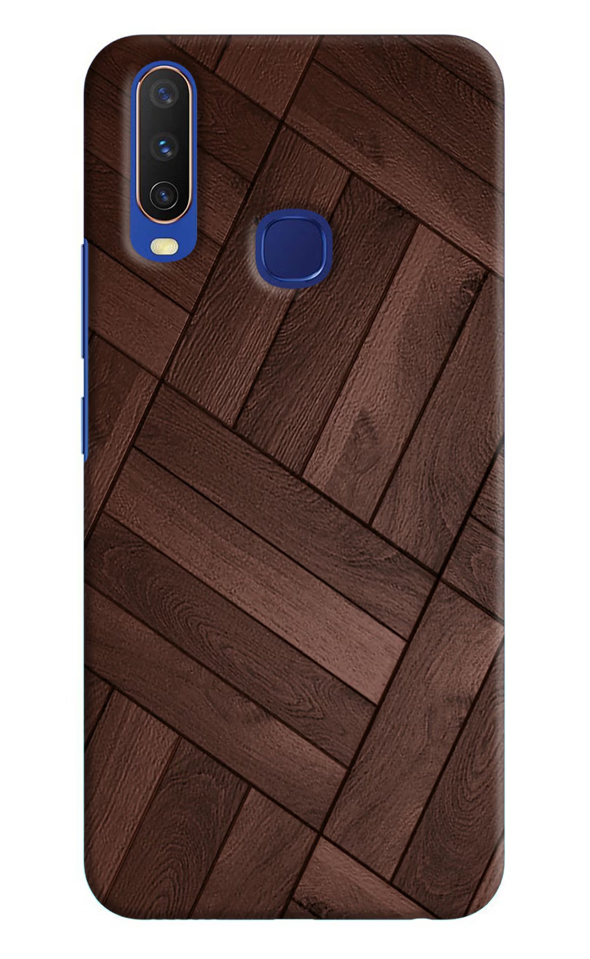 Wooden Texture Design Vivo Y11/Y12/U10 Hard Case Back Cover by Casekaro