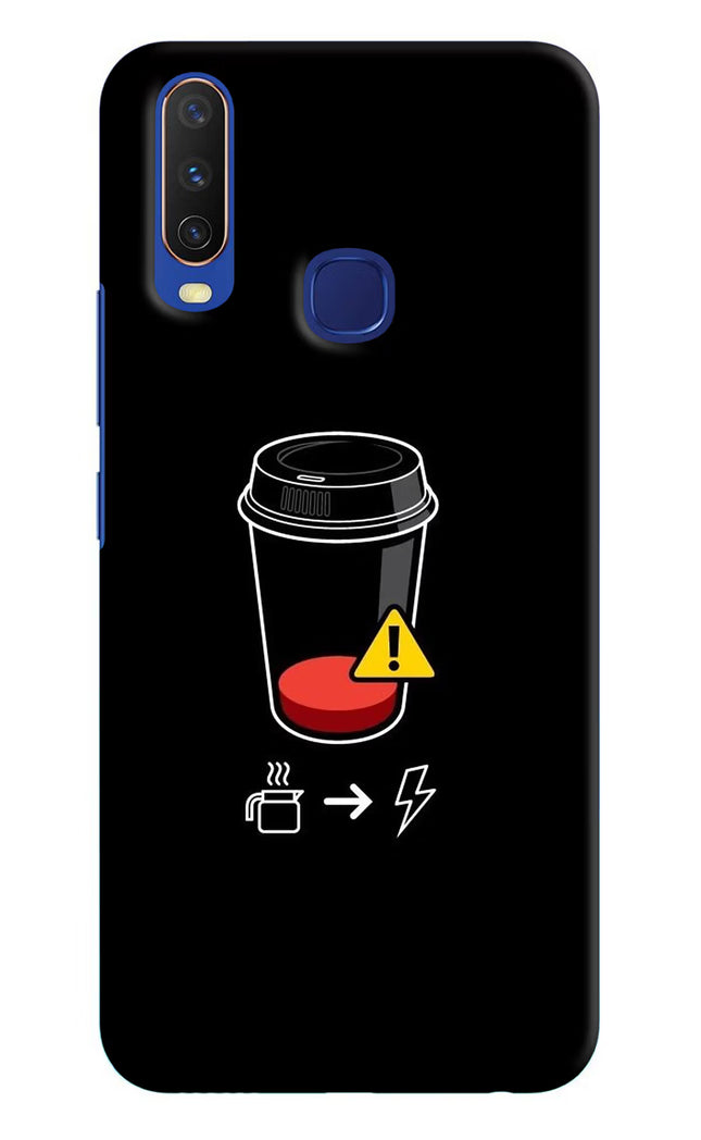 Coffee Vivo Y11/Y12/U10 Hard Case Back Cover by Casekaro