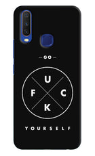 Go Fuck Yourself Vivo Y11/Y12/U10 Hard Case Back Cover by Casekaro