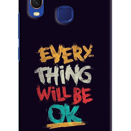 Everything Will Be Ok Vivo Y11/Y12/U10 Hard Case Back Cover by Casekaro