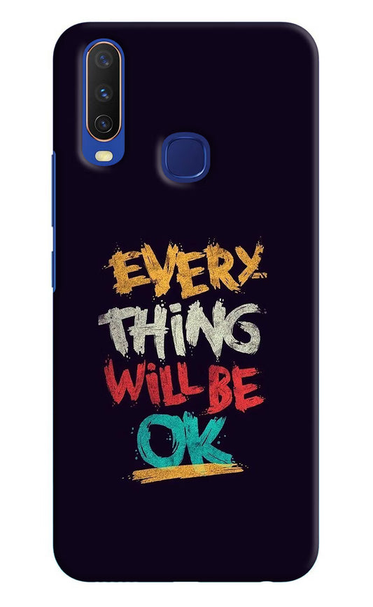 Everything Will Be Ok Vivo Y11/Y12/U10 Hard Case Back Cover by Casekaro