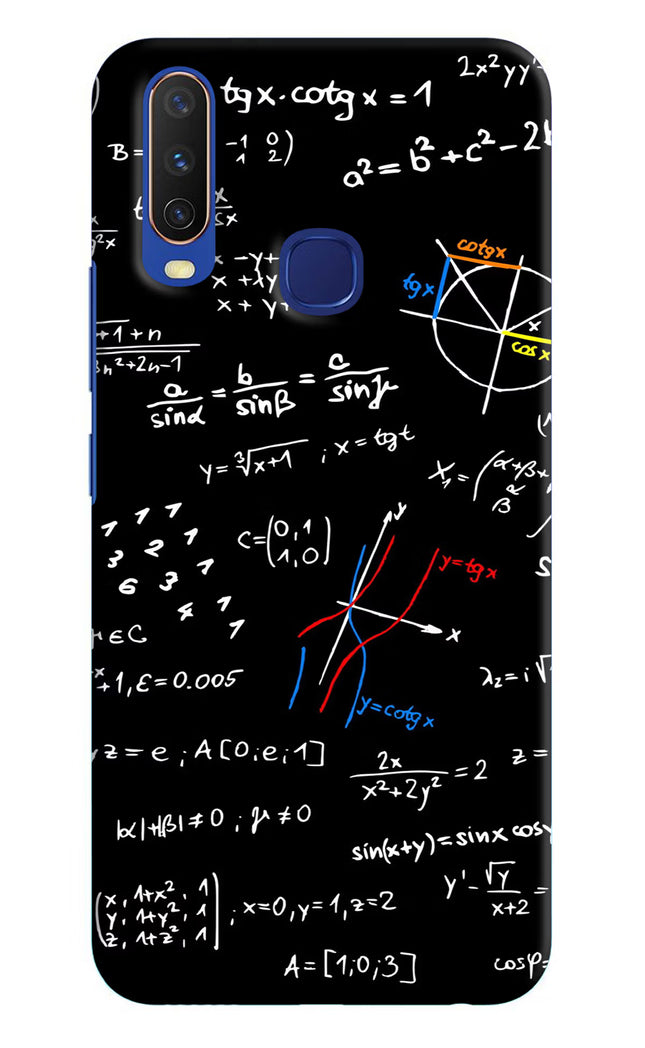 Mathematics Formula Vivo Y11/Y12/U10 Hard Case Back Cover by Casekaro