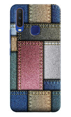 Multicolor Jeans Vivo Y11/Y12/U10 Hard Case Back Cover by Casekaro