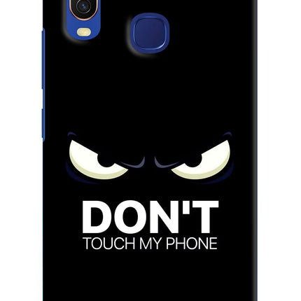 Don'T Touch My Phone Vivo Y11/Y12/U10 Hard Case Back Cover by Casekaro