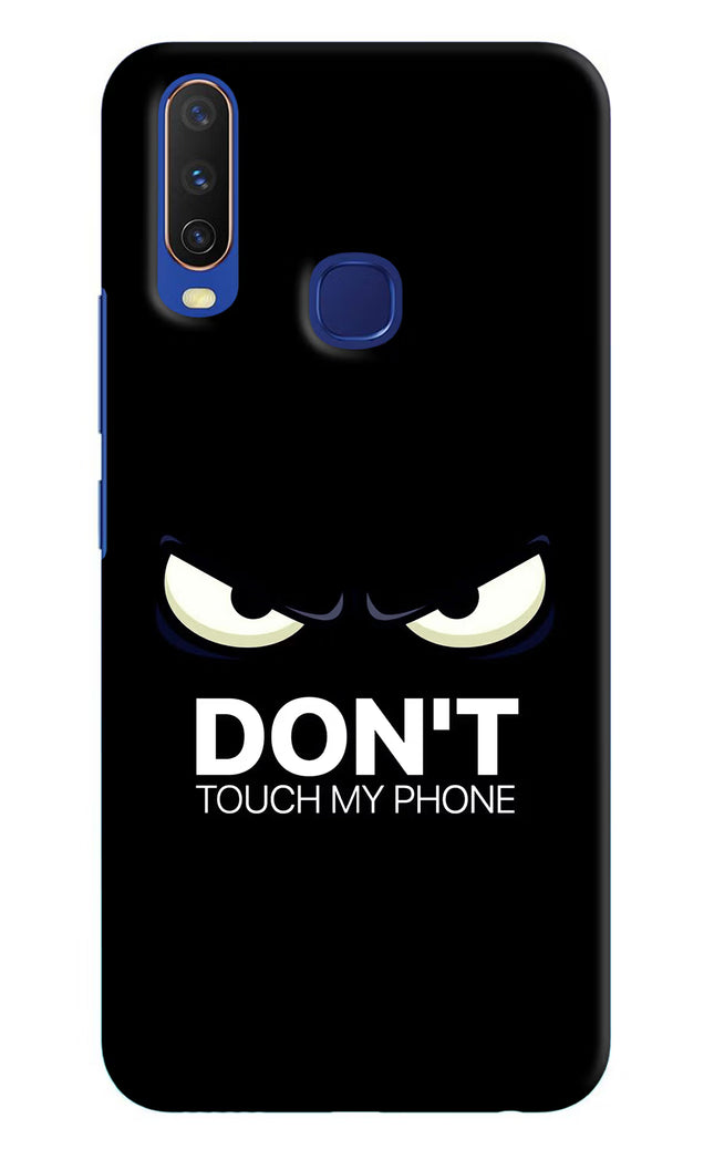 Don'T Touch My Phone Vivo Y11/Y12/U10 Hard Case Back Cover by Casekaro