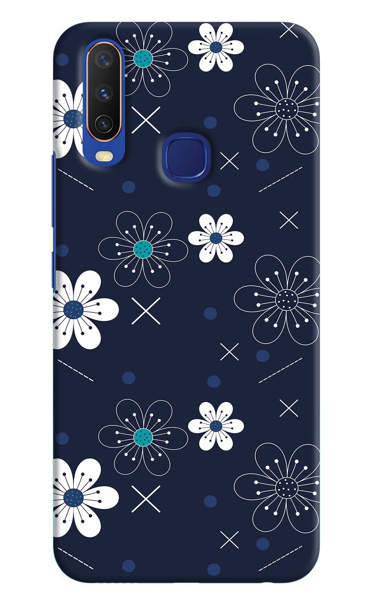 Flowers Vivo Y11/Y12/U10 Hard Case Back Cover by Casekaro