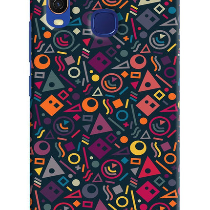 Geometric Abstract Vivo Y11/Y12/U10 Hard Case Back Cover by Casekaro