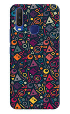 Geometric Abstract Vivo Y11/Y12/U10 Hard Case Back Cover by Casekaro