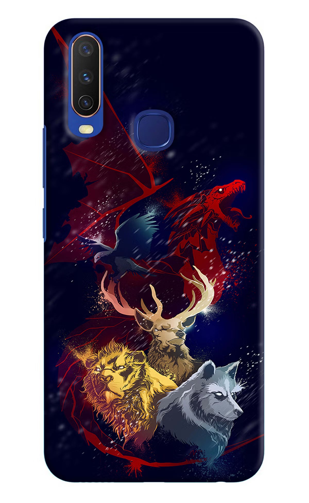 Game Of Thrones Vivo Y11/Y12/U10 Hard Case Back Cover by Casekaro