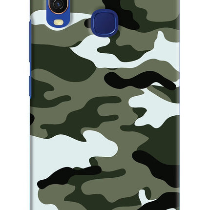 Camouflage Vivo Y11/Y12/U10 Hard Case Back Cover by Casekaro
