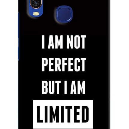 I Am Not Perfect But I Am Limited Edition Vivo Y11/Y12/U10 Hard Case Back Cover by Casekaro