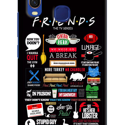 FRIENDS Vivo Y11/Y12/U10 Hard Case Back Cover by Casekaro