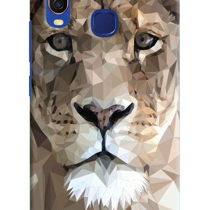 Lion Art Vivo Y11/Y12/U10 Hard Case Back Cover by Casekaro