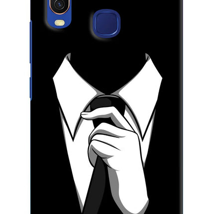 Black Tie Vivo Y11/Y12/U10 Hard Case Back Cover by Casekaro