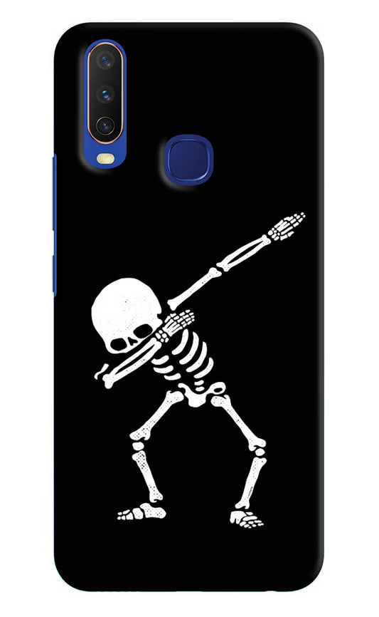 Dabbing Skeleton Art Vivo Y11/Y12/U10 Hard Case Back Cover by Casekaro