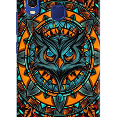 Angry Owl Art Vivo Y11/Y12/U10 Hard Case Back Cover by Casekaro