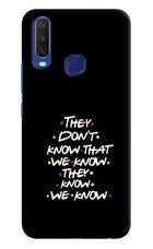 FRIENDS Dialogue Vivo Y11/Y12/U10 Hard Case Back Cover by Casekaro