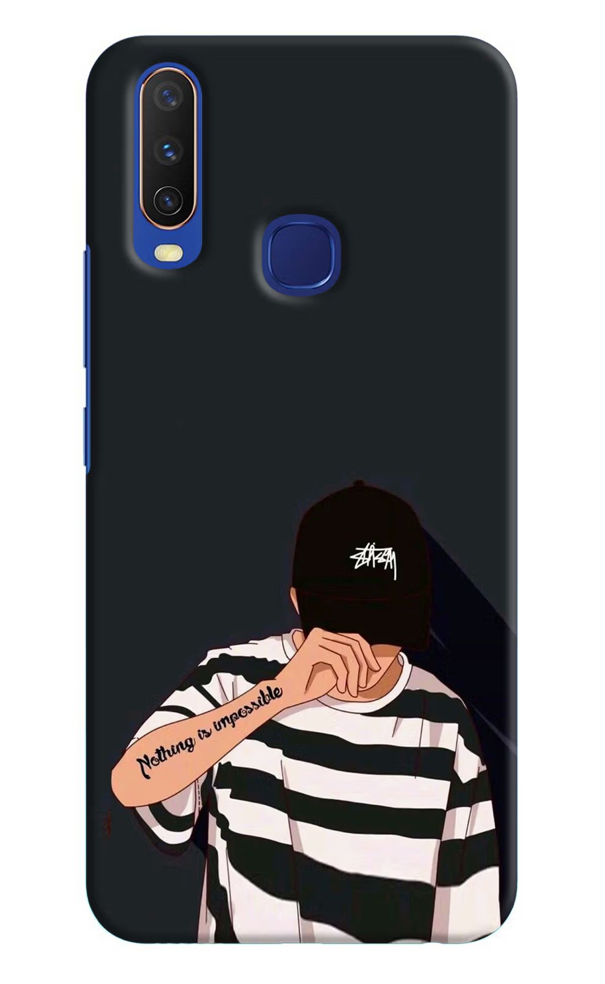 Aesthetic Boy Vivo Y11/Y12/U10 Hard Case Back Cover by Casekaro