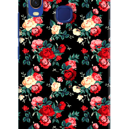Rose Pattern Vivo Y11/Y12/U10 Hard Case Back Cover by Casekaro
