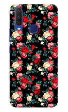 Rose Pattern Vivo Y11/Y12/U10 Hard Case Back Cover by Casekaro