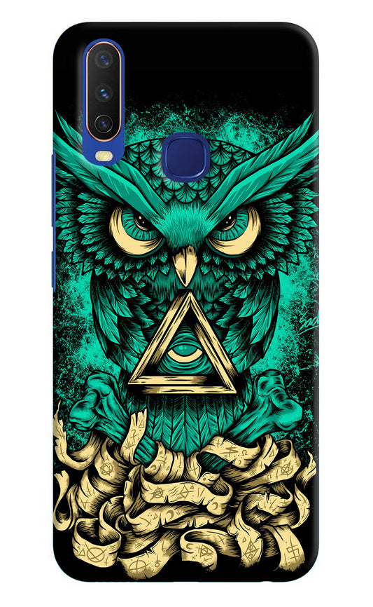 Green Owl Vivo Y11/Y12/U10 Hard Case Back Cover by Casekaro