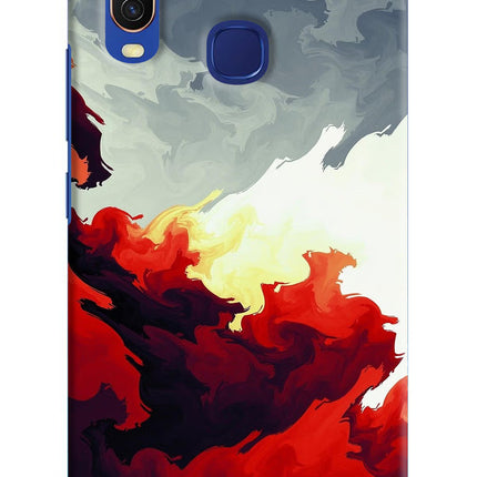Fire Cloud Vivo Y11/Y12/U10 Hard Case Back Cover by Casekaro