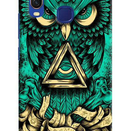 Green Owl Vivo Y11/Y12/U10 Hard Case Back Cover by Casekaro