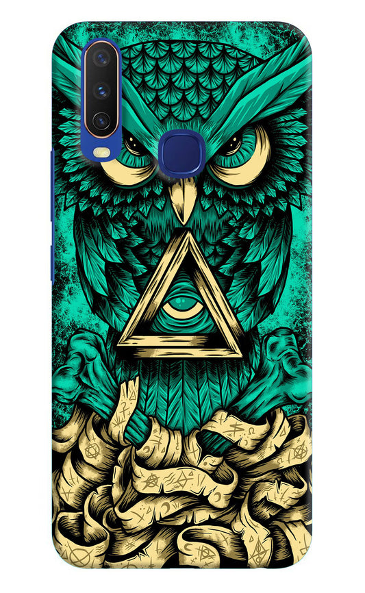Green Owl Vivo Y11/Y12/U10 Hard Case Back Cover by Casekaro
