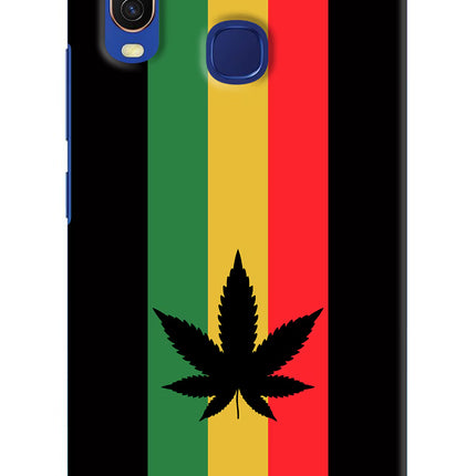 Weed Flag Vivo Y11/Y12/U10 Hard Case Back Cover by Casekaro