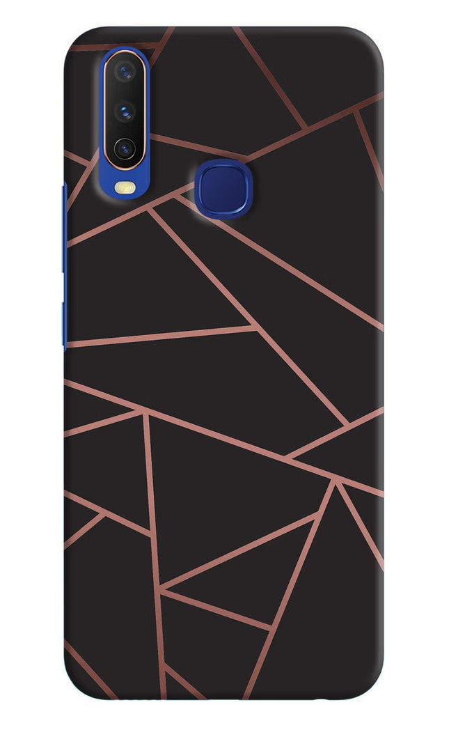 Geometric Pattern Vivo Y11/Y12/U10 Hard Case Back Cover by Casekaro