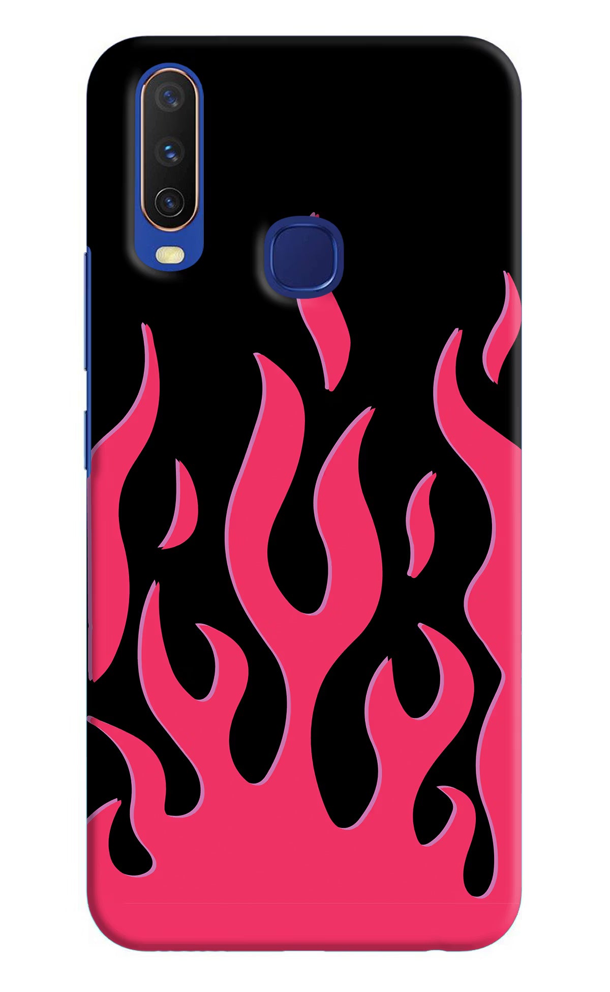 Fire Flames Vivo Y11/Y12/U10 Hard Case Back Cover by Casekaro