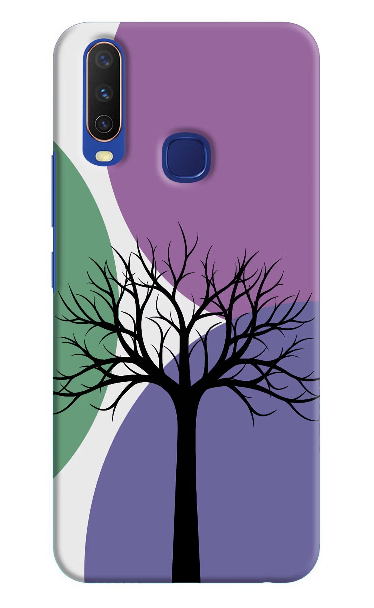 Tree Art Vivo Y11/Y12/U10 Hard Case Back Cover by Casekaro