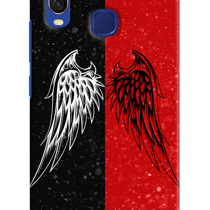 Wings Vivo Y11/Y12/U10 Hard Case Back Cover by Casekaro