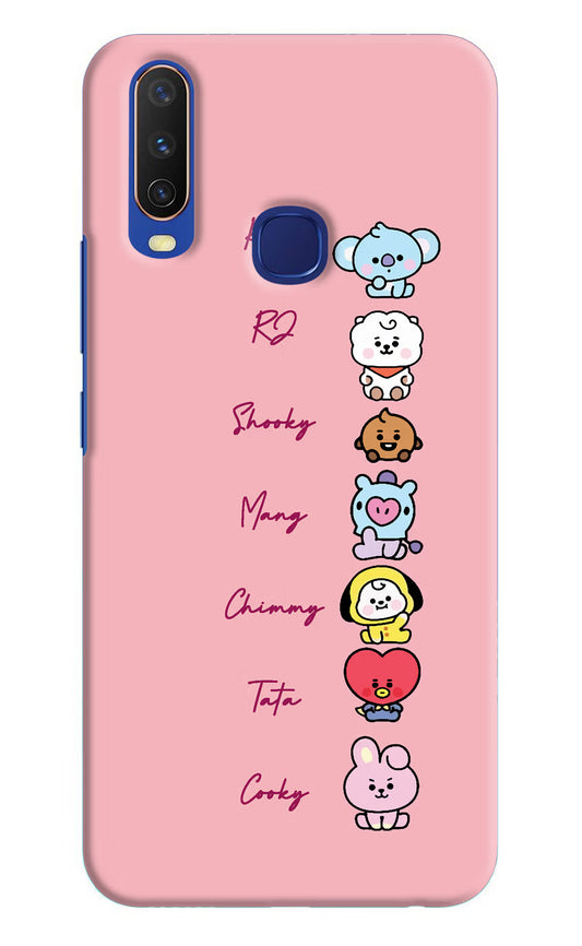 BTS names Vivo Y11/Y12/U10 Hard Case Back Cover by Casekaro