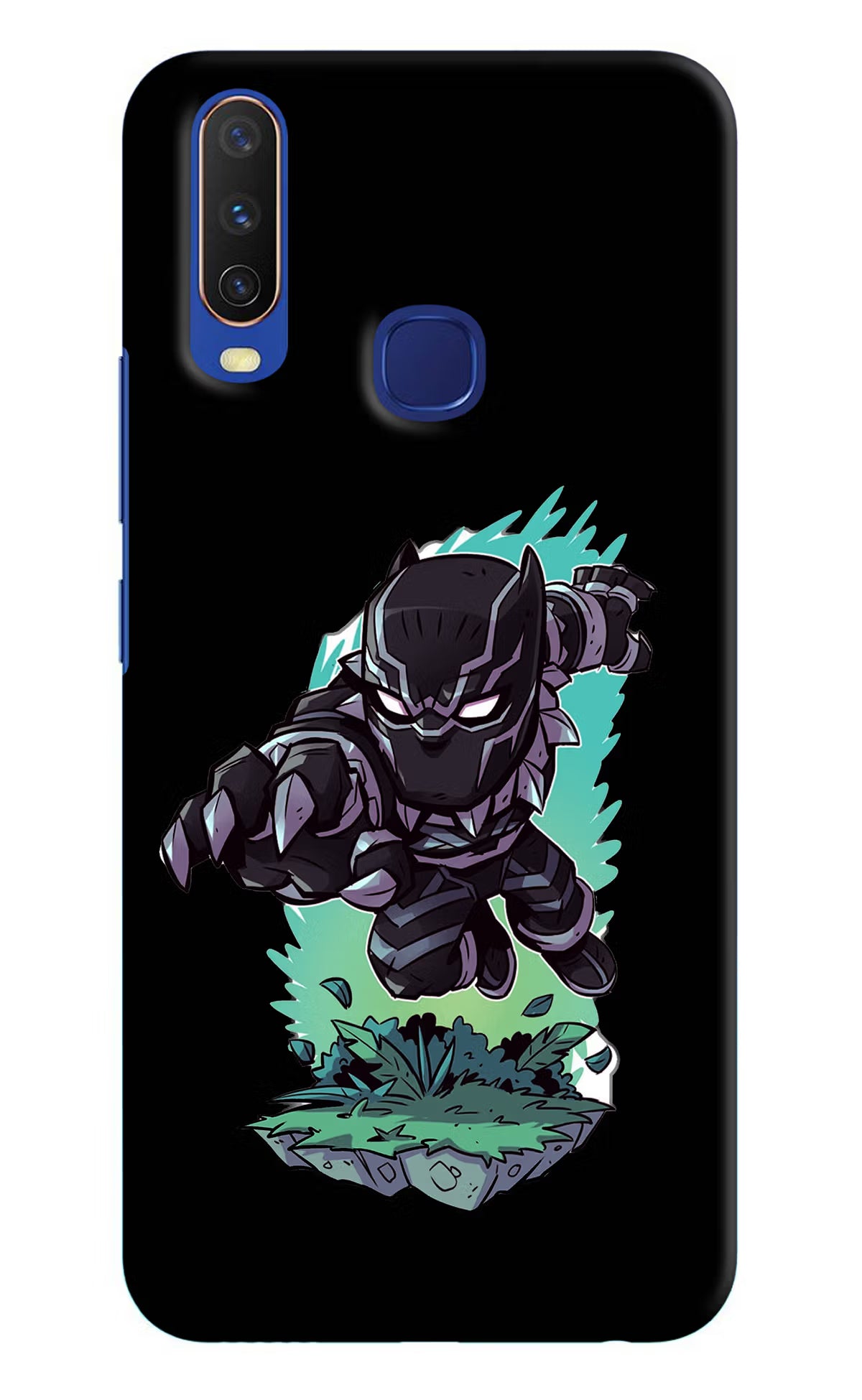Black Panther Vivo Y11/Y12/U10 Hard Case Back Cover by Casekaro