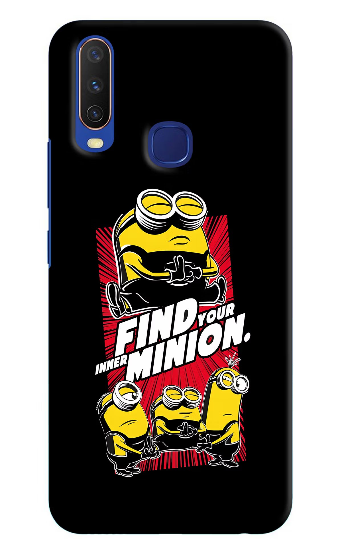 Find your inner Minion Vivo Y11/Y12/U10 Hard Case Back Cover by Casekaro