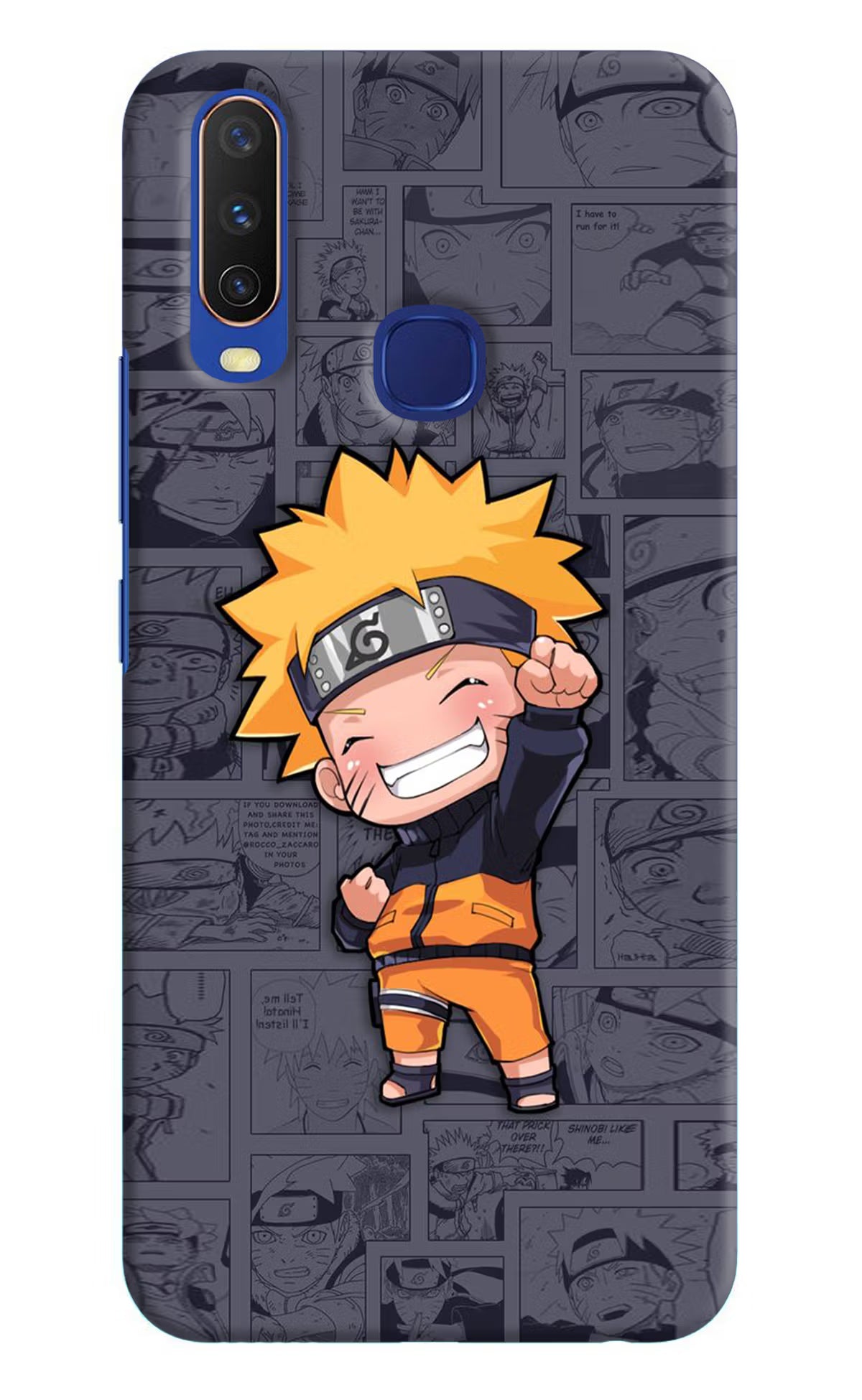 Chota Naruto Vivo Y11/Y12/U10 Hard Case Back Cover by Casekaro