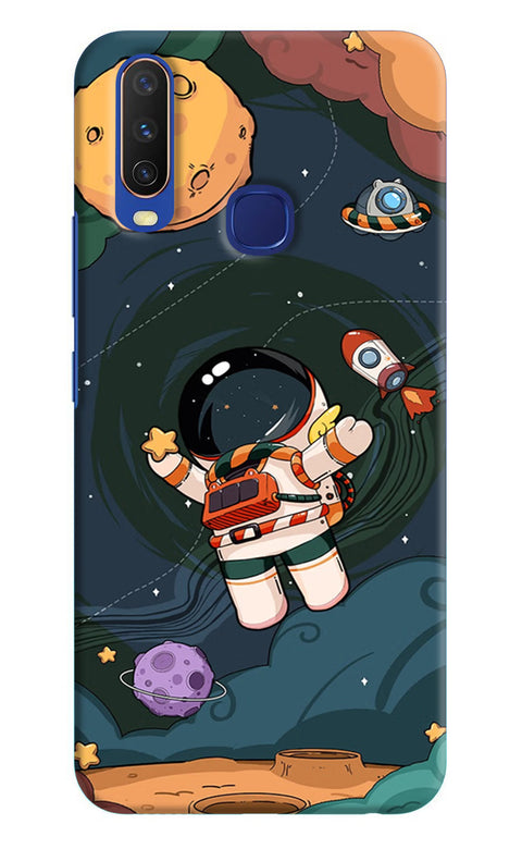 Cartoon Astronaut Vivo Y11/Y12/U10 Back Cover