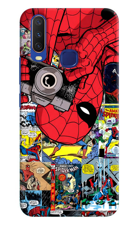 Spider Man Vivo Y11/Y12/U10 Hard Case Back Cover by Casekaro