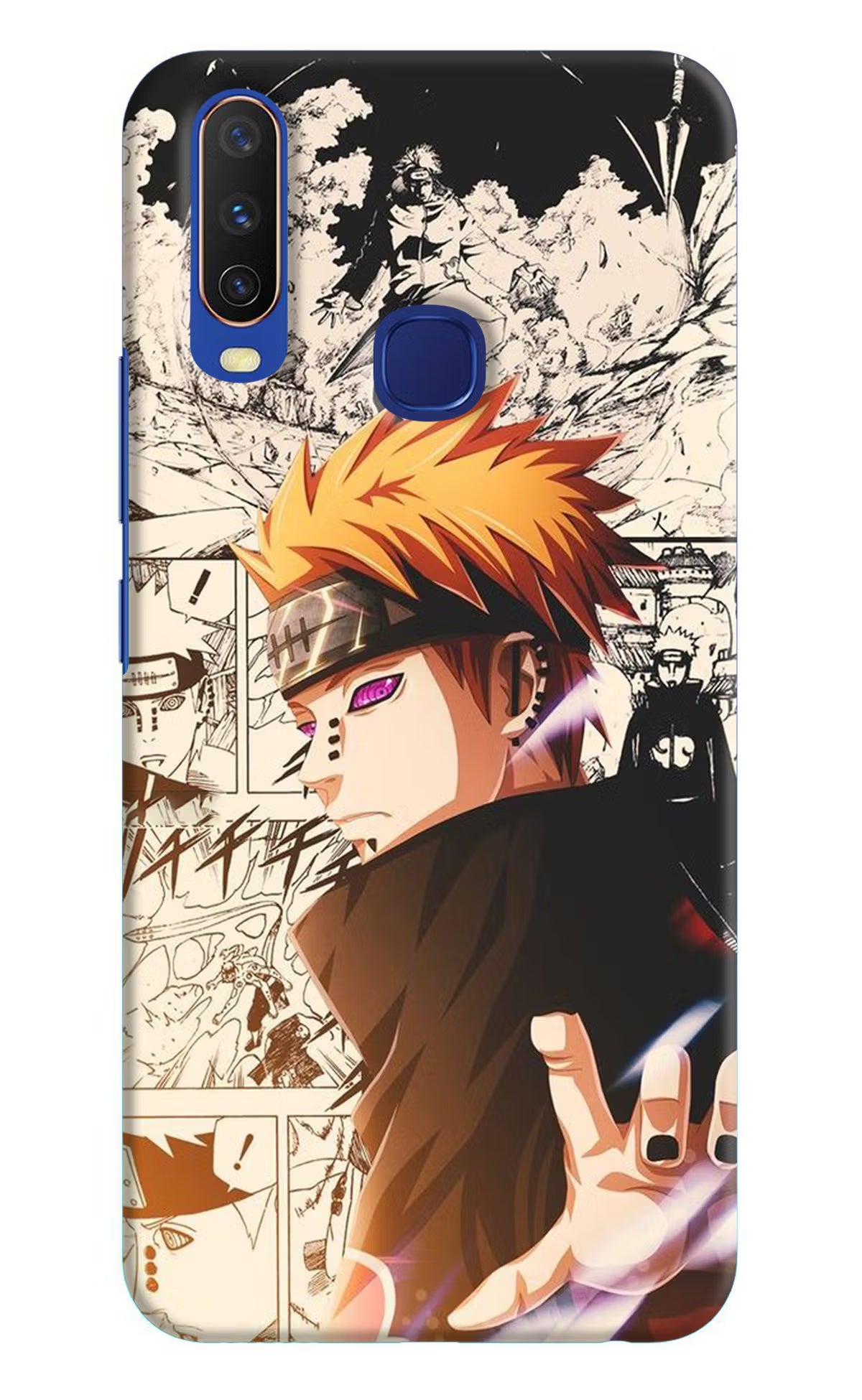 Pain Anime Vivo Y11/Y12/U10 Hard Case Back Cover by Casekaro