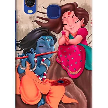 Radhe Krishna Vivo Y11/Y12/U10 Hard Case Back Cover by Casekaro