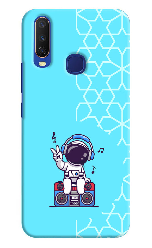 Cute Astronaut Chilling Vivo Y11/Y12/U10 Hard Case Back Cover by Casekaro