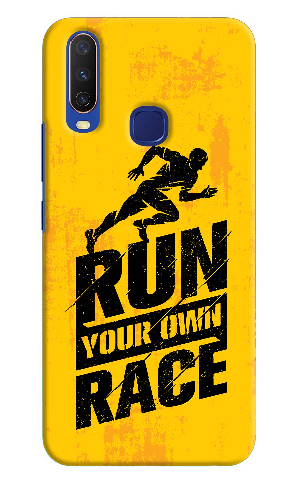 Run Your Own Race Vivo Y11/Y12/U10 Hard Case Back Cover by Casekaro