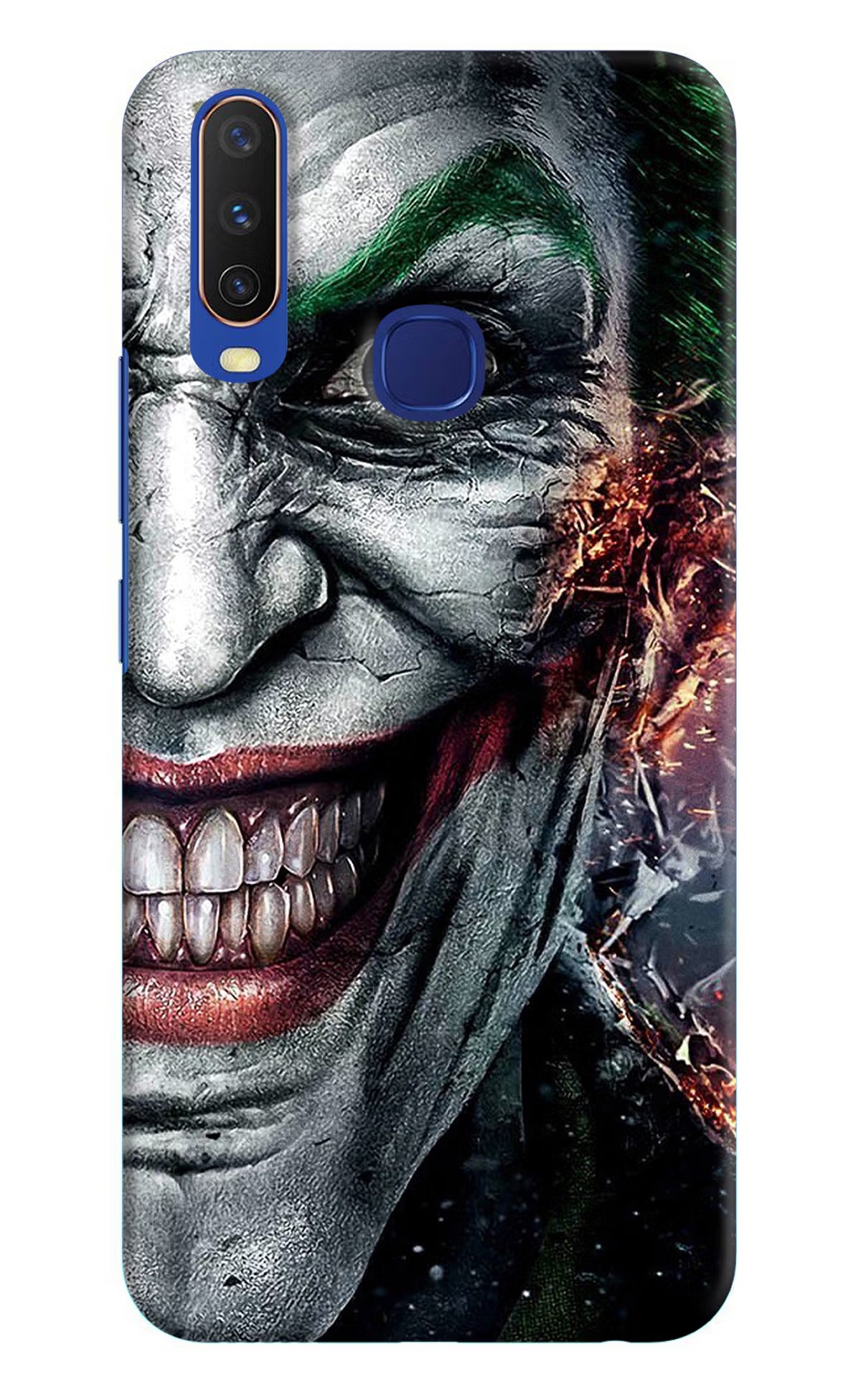 Joker Cam Vivo Y11/Y12/U10 Hard Case Back Cover by Casekaro