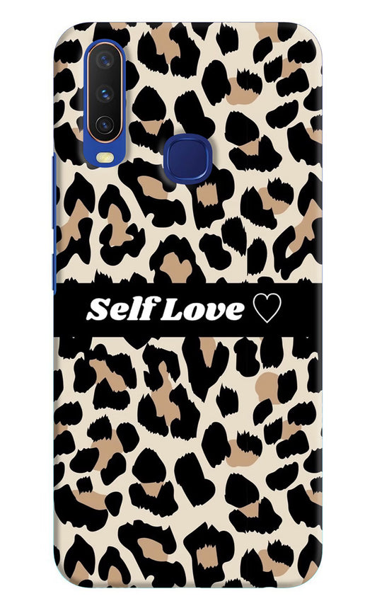 Leopard Print Self Love Vivo Y11/Y12/U10 Hard Case Back Cover by Casekaro