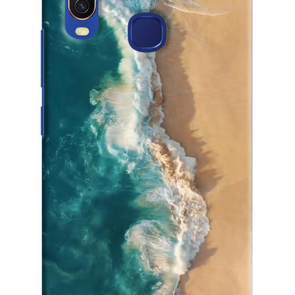 Ocean Beach Vivo Y11/Y12/U10 Hard Case Back Cover by Casekaro