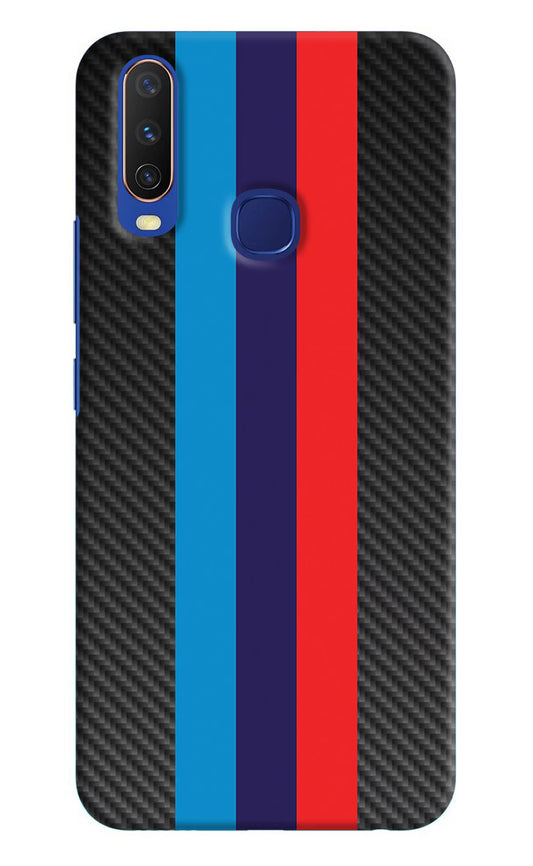 BMW Stripes Pattern Vivo Y11/Y12/U10 Hard Case Back Cover by Casekaro