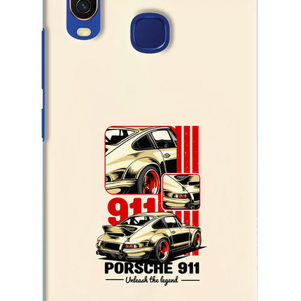Classic Porsche 911 Vivo Y11/Y12/U10 Hard Case Back Cover by Casekaro
