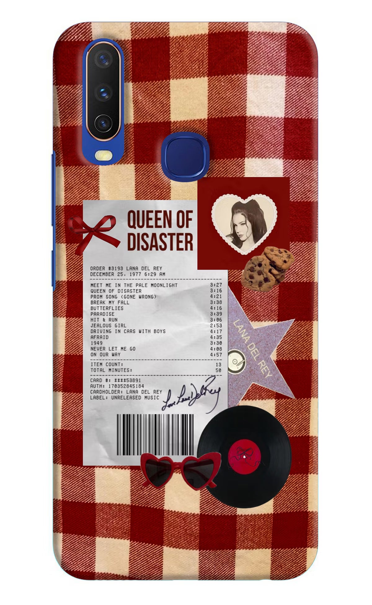 Queen of Disaster Vivo Y11/Y12/U10 Hard Case Back Cover by Casekaro