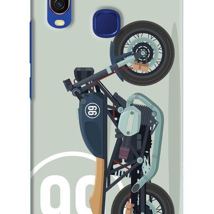 Classic Cafe Racer 99 Vivo Y11/Y12/U10 Hard Case Back Cover by Casekaro